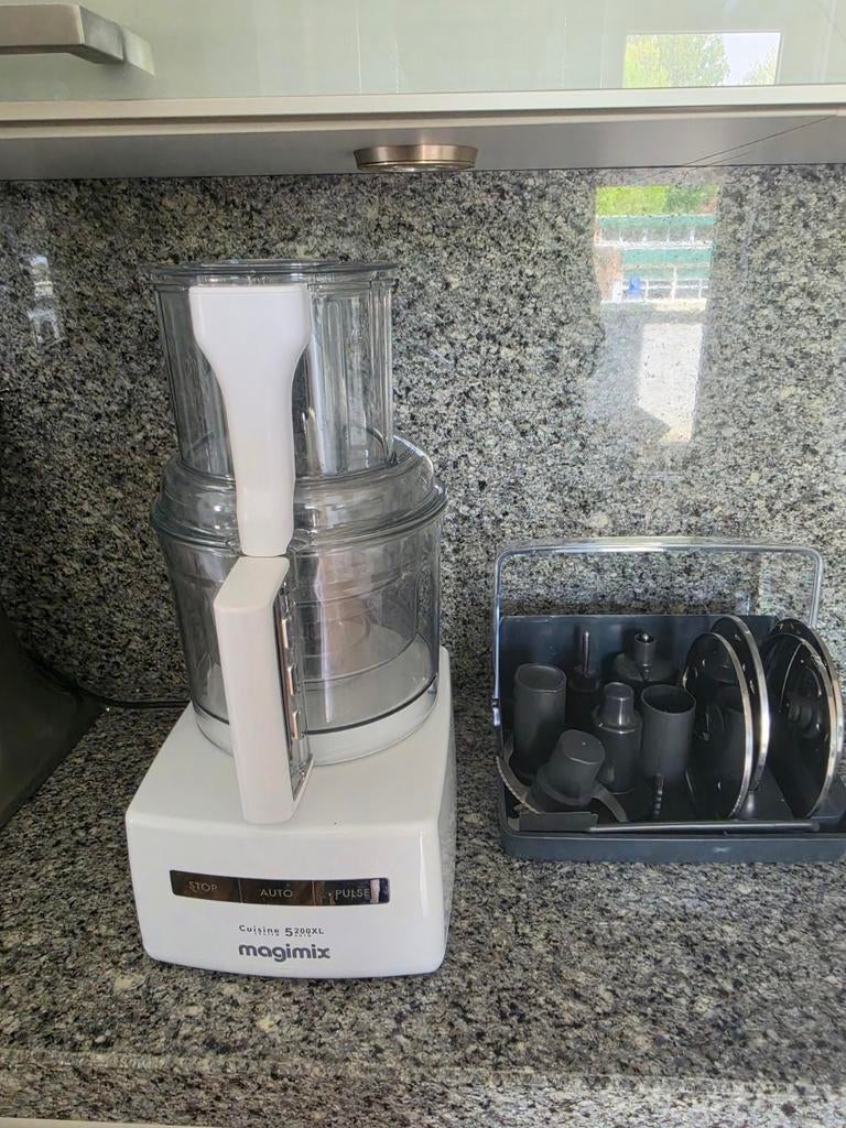 Magimix 5200XL Foodprocessor - Zo goed als nieuw!, Witgoed en Apparatuur, 3 tot 4 liter, Ophalen of Verzenden, Zo goed als nieuw