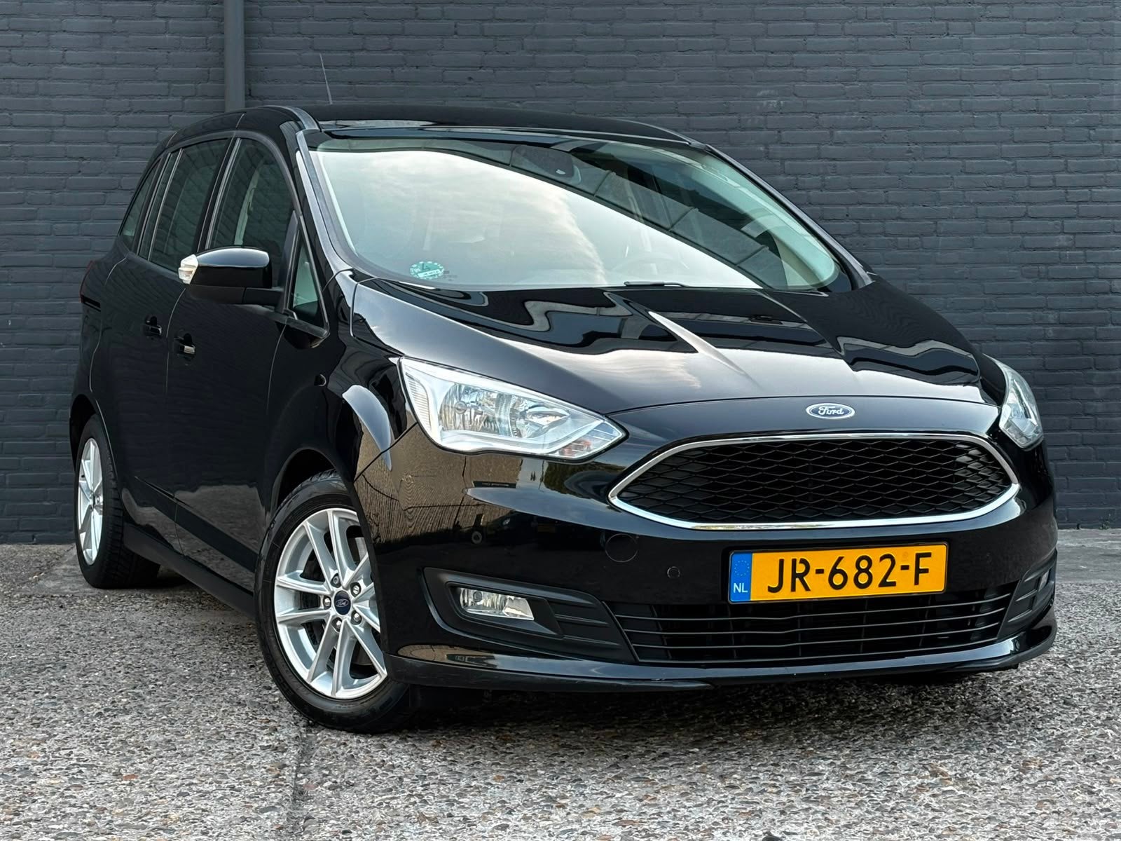 Ford Grand C-Max 1.0 Trend 7p. TREKHAAK|PDC|NAVI|7 PERSOONS|, Auto's, Voorwielaandrijving, Gebruikt, USB, 7 stoelen