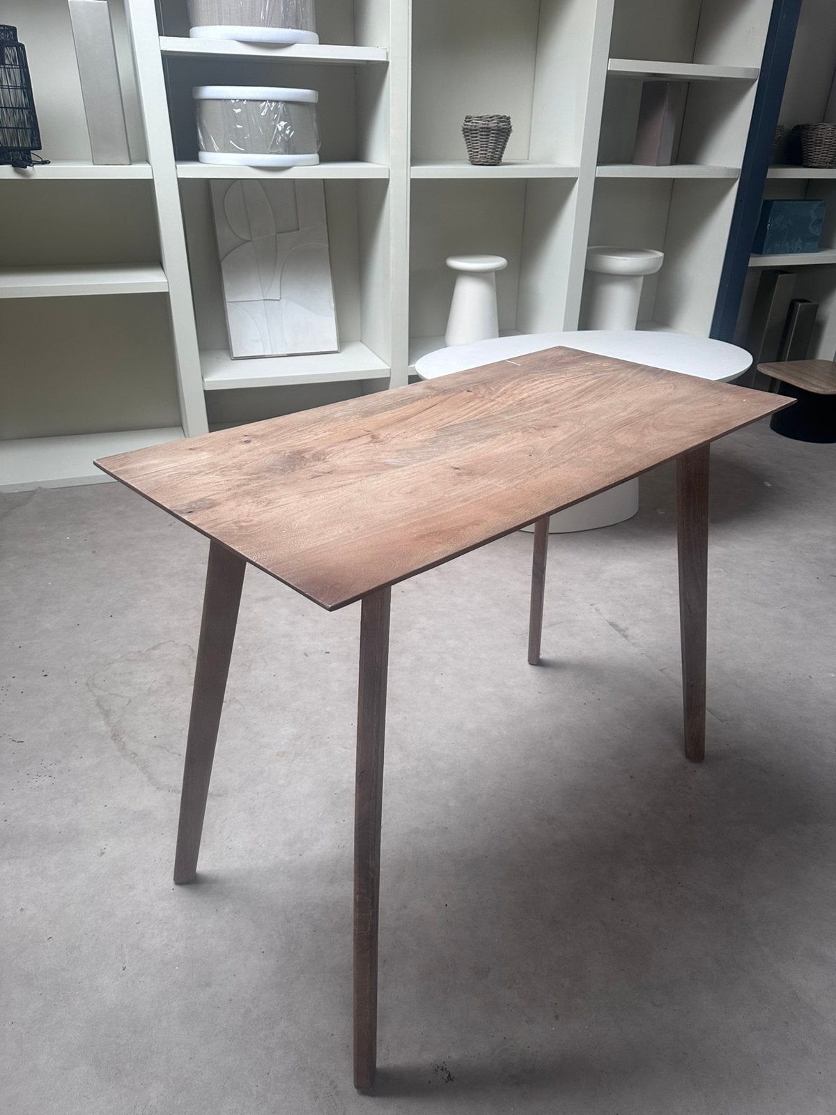 Bartafel Mangohout 130x60x91, Huis en Inrichting, Tafels | Statafels, Ophalen of Verzenden, Zo goed als nieuw, X, X