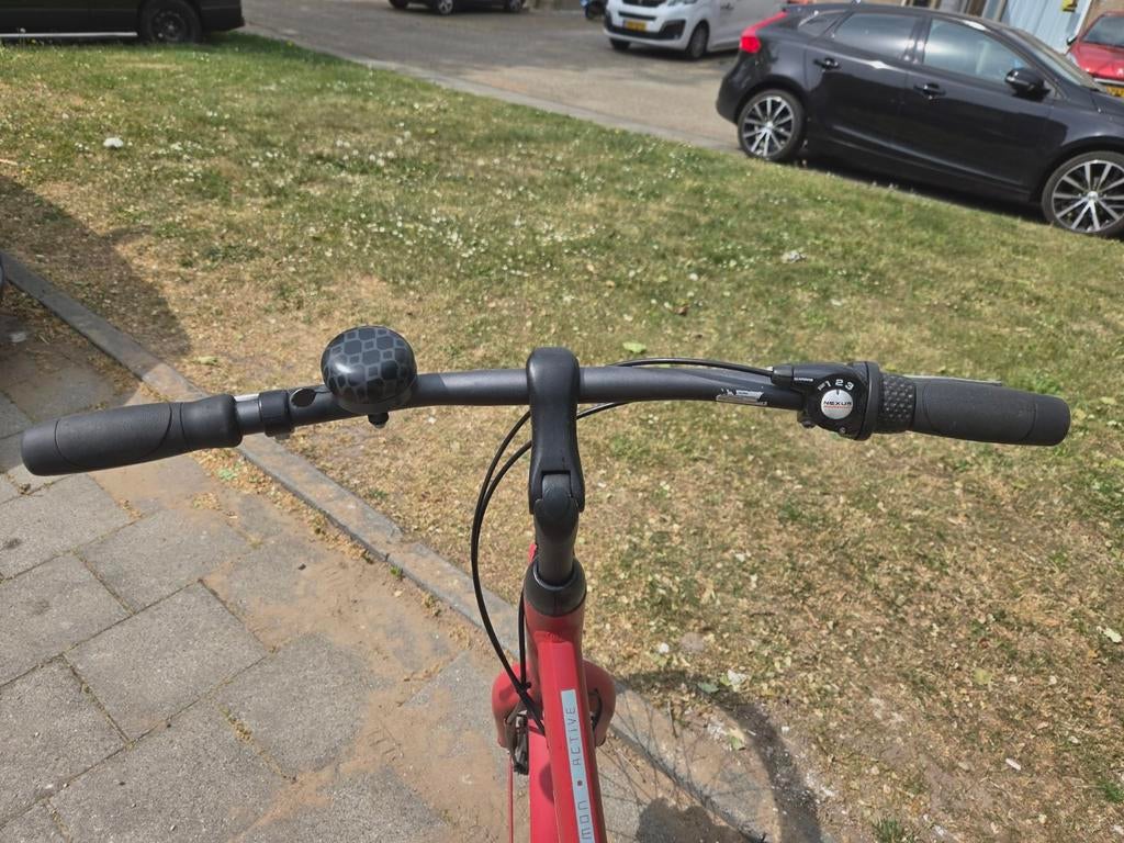 Cortina Common Active Damesfiets - Rood 26 inch, Fietsen en Brommers, Fietsen | Dames | Damesfietsen, Gebruikt, Velgrem, Versnellingen