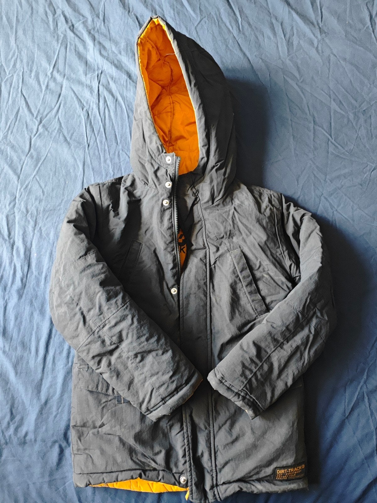 Jongens jas 2-zijdig te dragen maat 140-146, Kinderen en Baby's, Kinderkleding | Maat 140, Ophalen of Verzenden, Gebruikt, Jongen