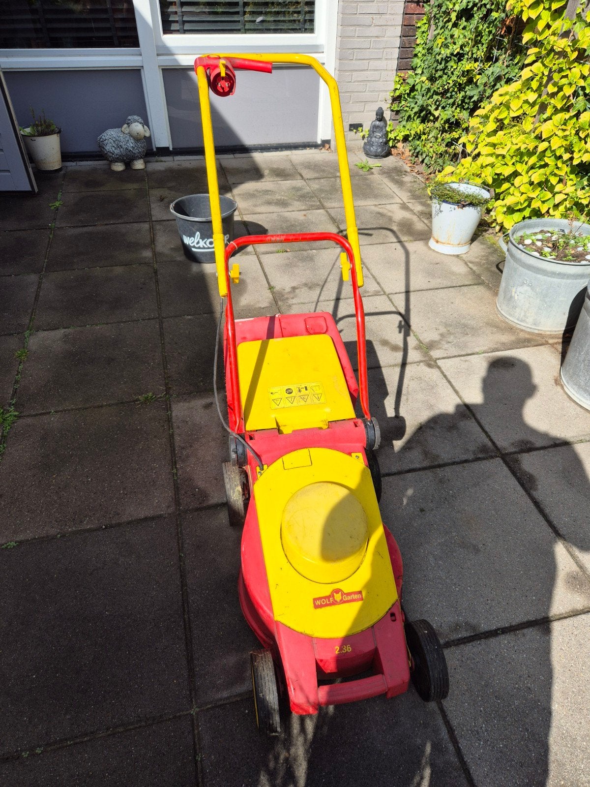 Wolfgarten Grasmaaier, Ophalen, Gebruikt