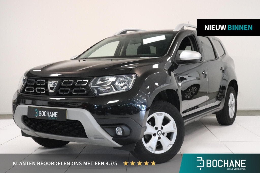 Dacia Duster 1.0 TCe Bi-Fuel Comfort | Airco | Navigatie | L, Auto's, Dacia, Voorwielaandrijving, Gebruikt, 4 cilinders, Zwart