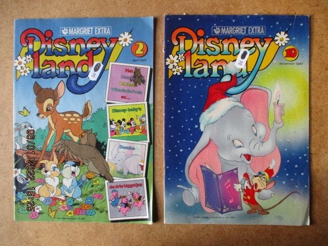 adv5387 margriet extra disney land, Eén stripboek, Ophalen, Gelezen