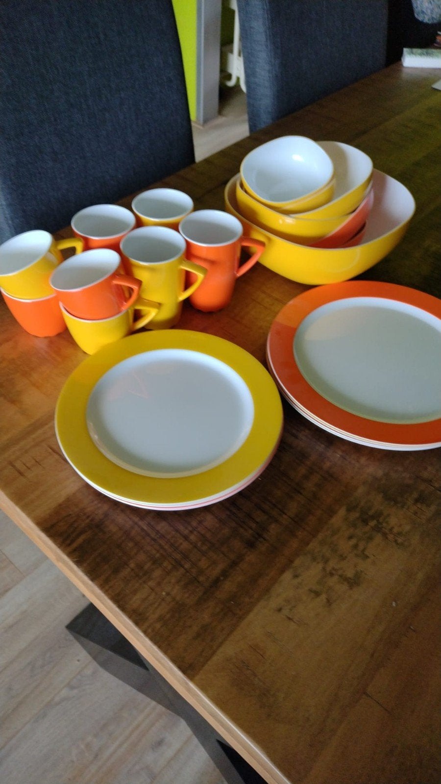 Mepal-Rosti kampeerservies, Ophalen