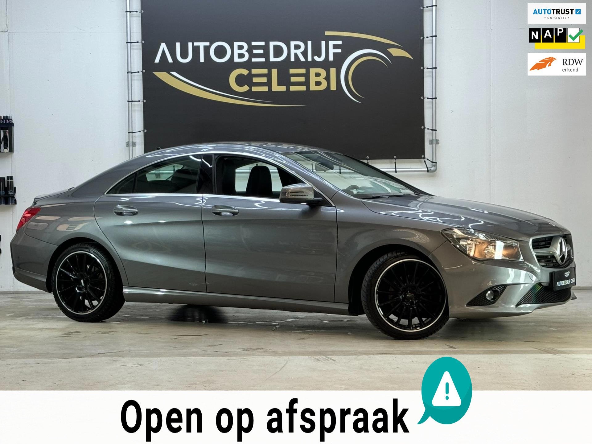 Mercedes-Benz CLA-klasse 180 BlueEFF.Edition 2013 GRIJS LM18, Auto's, Mercedes-Benz, Voorwielaandrijving, CLA, Gebruikt, 4 cilinders