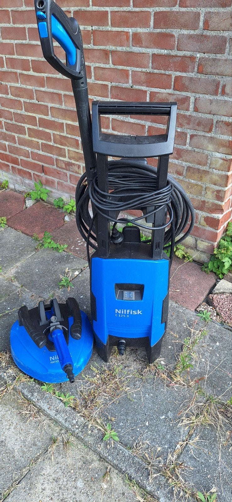 Nilfisk C 125.3 hogedrukreiniger met terrasreiniger, Ophalen, Gebruikt, Met regelbare waterdruk, Elektrisch