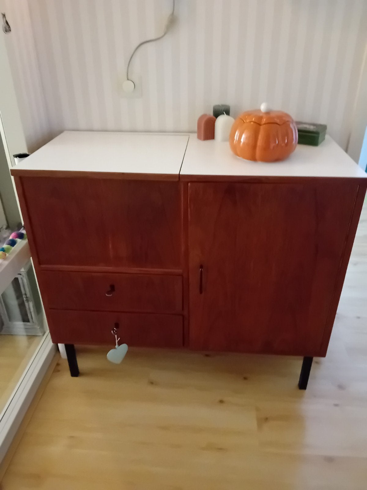 vintage kastje, Ophalen, Gebruikt, 25 tot 50 cm, 50 tot 100 cm