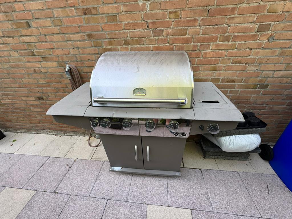 Gas bbq boretti, Ophalen of Verzenden, Gebruikt