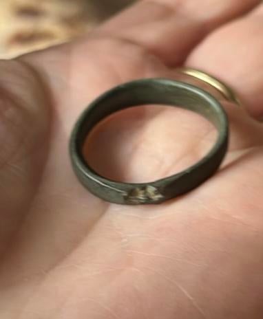 Bodemvondst…Bronzen Ring - Romeins/ Middeleeuws?, Ophalen of Verzenden