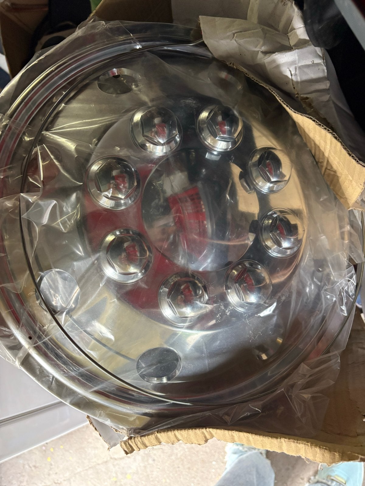 Nieuwe Chrome Wieldeksels Set (KT-231 15), Auto diversen, Ophalen of Verzenden, Nieuw