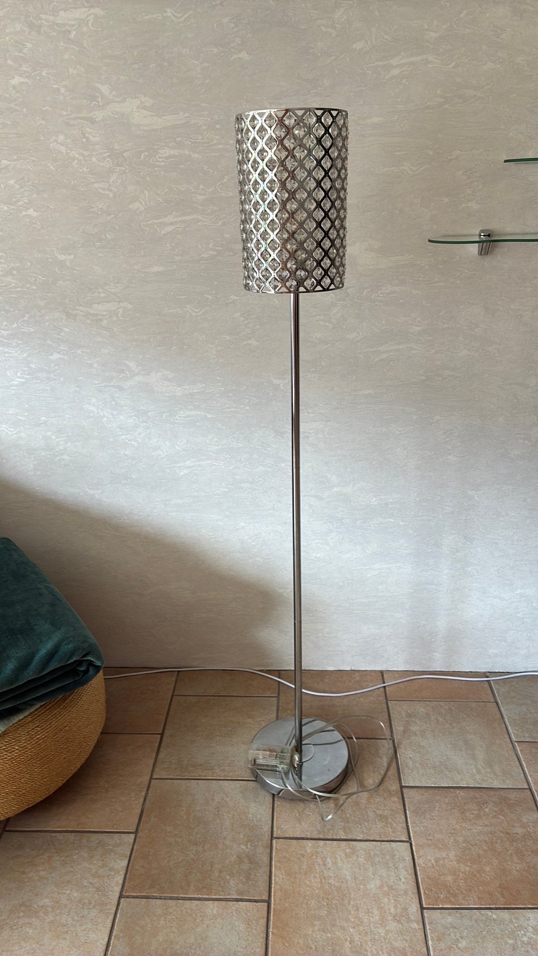 Vloerlamp, Huis en Inrichting, Lampen | Vloerlampen, Ophalen, Gebruikt, 150 tot 200 cm