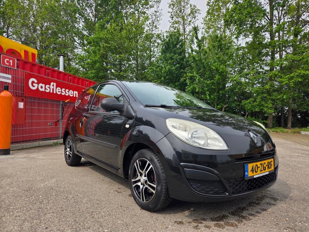 Renault Twingo 1.1 2008 Zwart 120 dkm NAP, Auto's, Voorwielaandrijving, Twingo, 31 €/maand, 4 cilinders