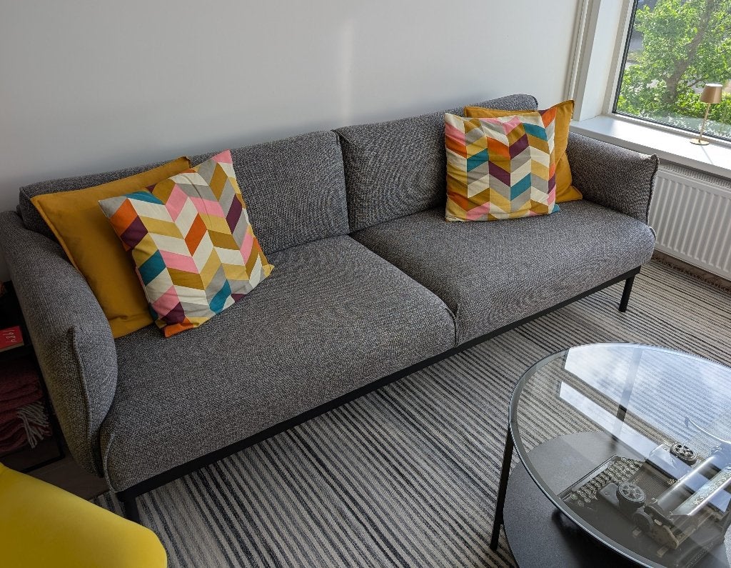 IKEA Applaryd 3-zits bank - Zo goed als nieuw, Driepersoons, 75 tot 100 cm, Ophalen of Verzenden, Zo goed als nieuw
