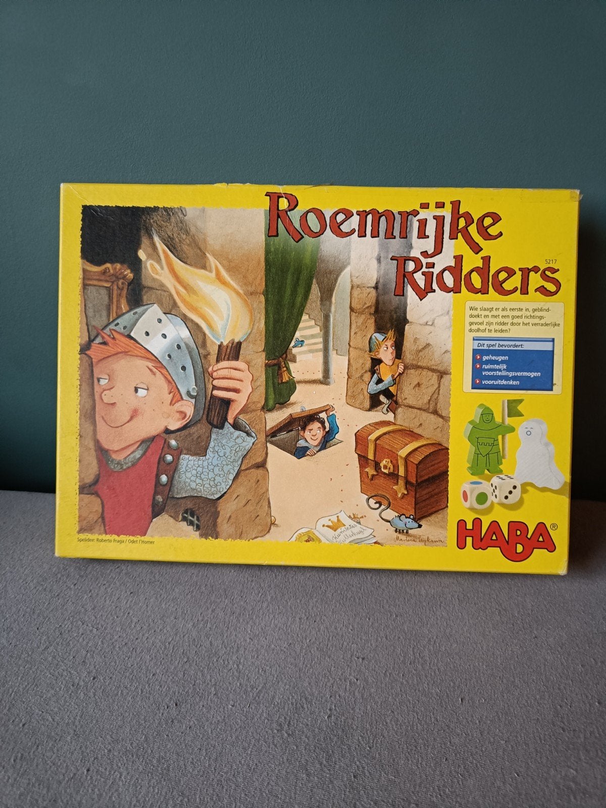 Roemrijke Ridders HABA Geheugenspel, Hobby en Vrije tijd, Gezelschapsspellen | Bordspellen, Een of twee spelers, Ophalen of Verzenden