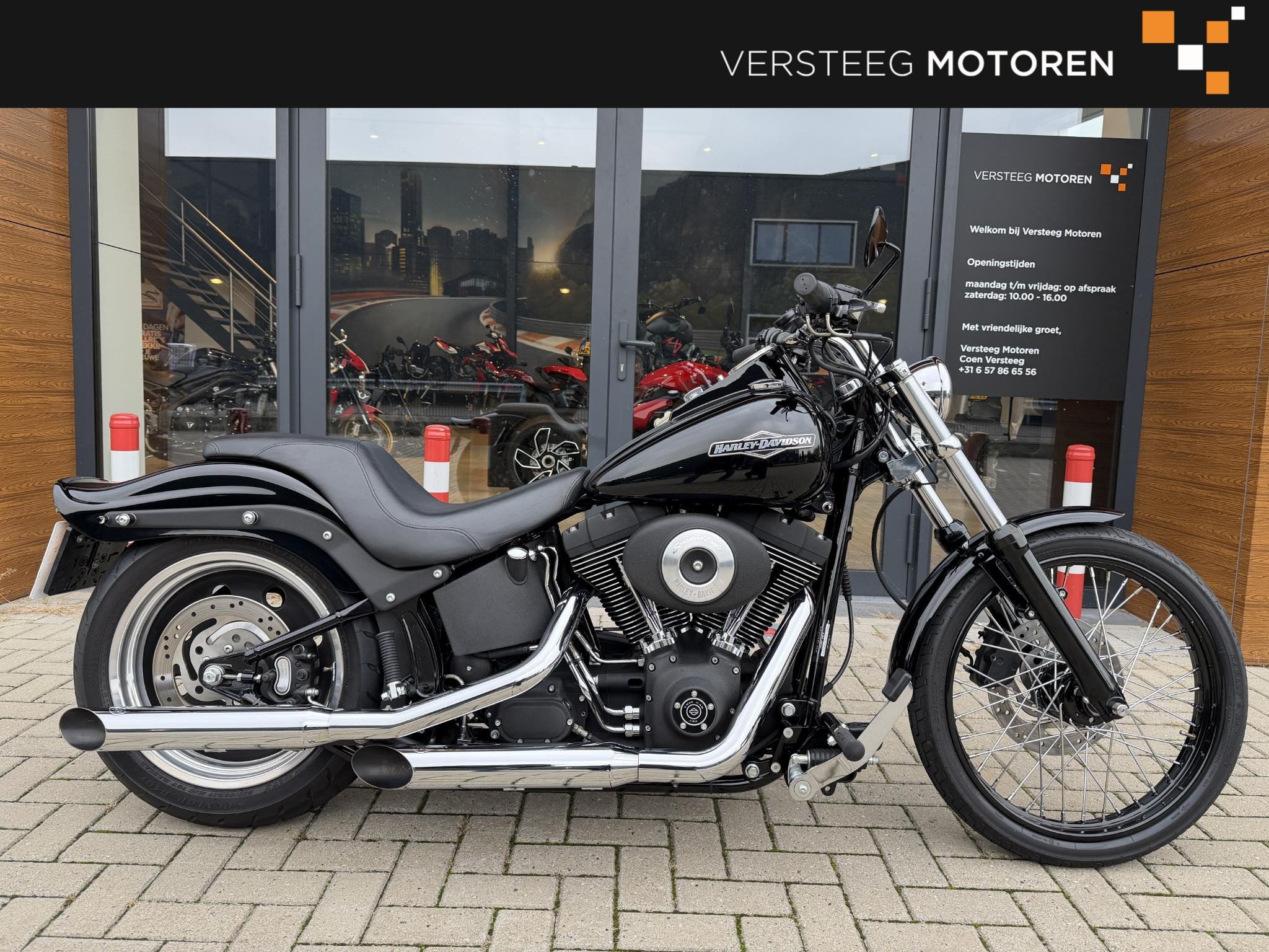 Harley Davidson 88 FXSTB Night Train Stage 2 NL Motor, Chopper, 1449 cc, Meer dan 35 kW, Handgeschakeld