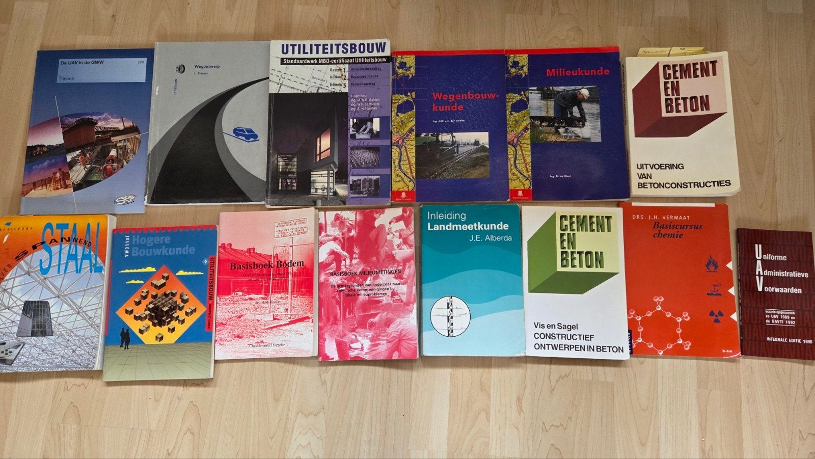 Diverse Bouwkunde en Civiele Techniek Boeken, Diverse auteurs, HBO, Beta, Ophalen