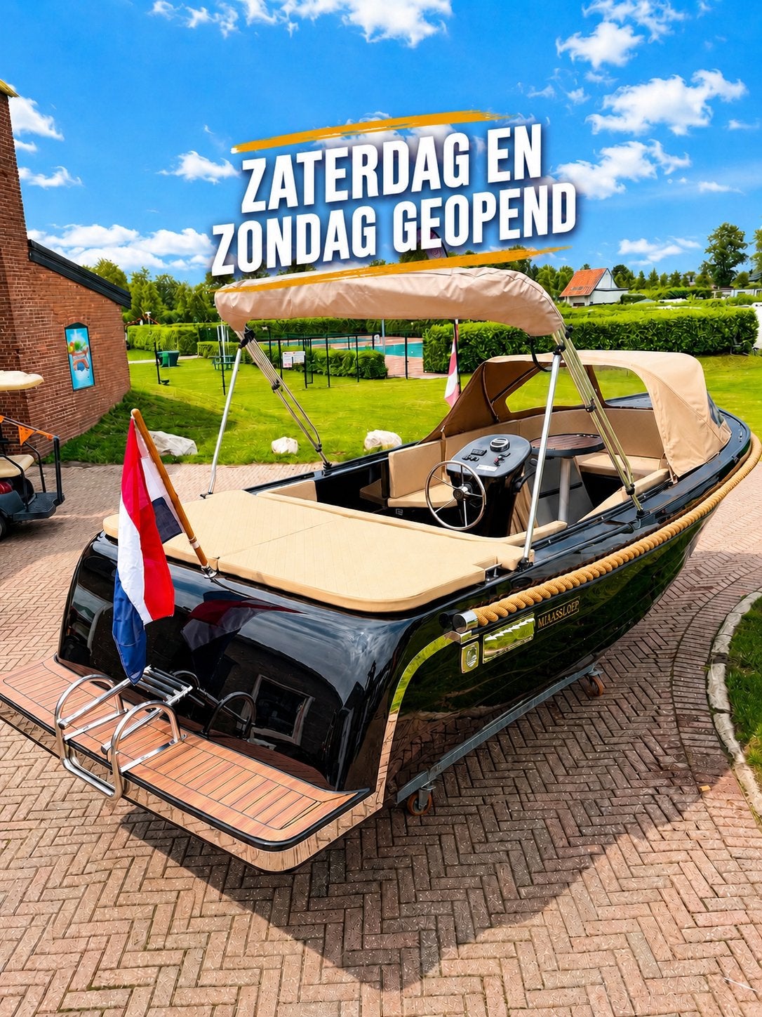 Maassloep 590 Honda 20pk 4takt 025 occasion nieuwstaat
