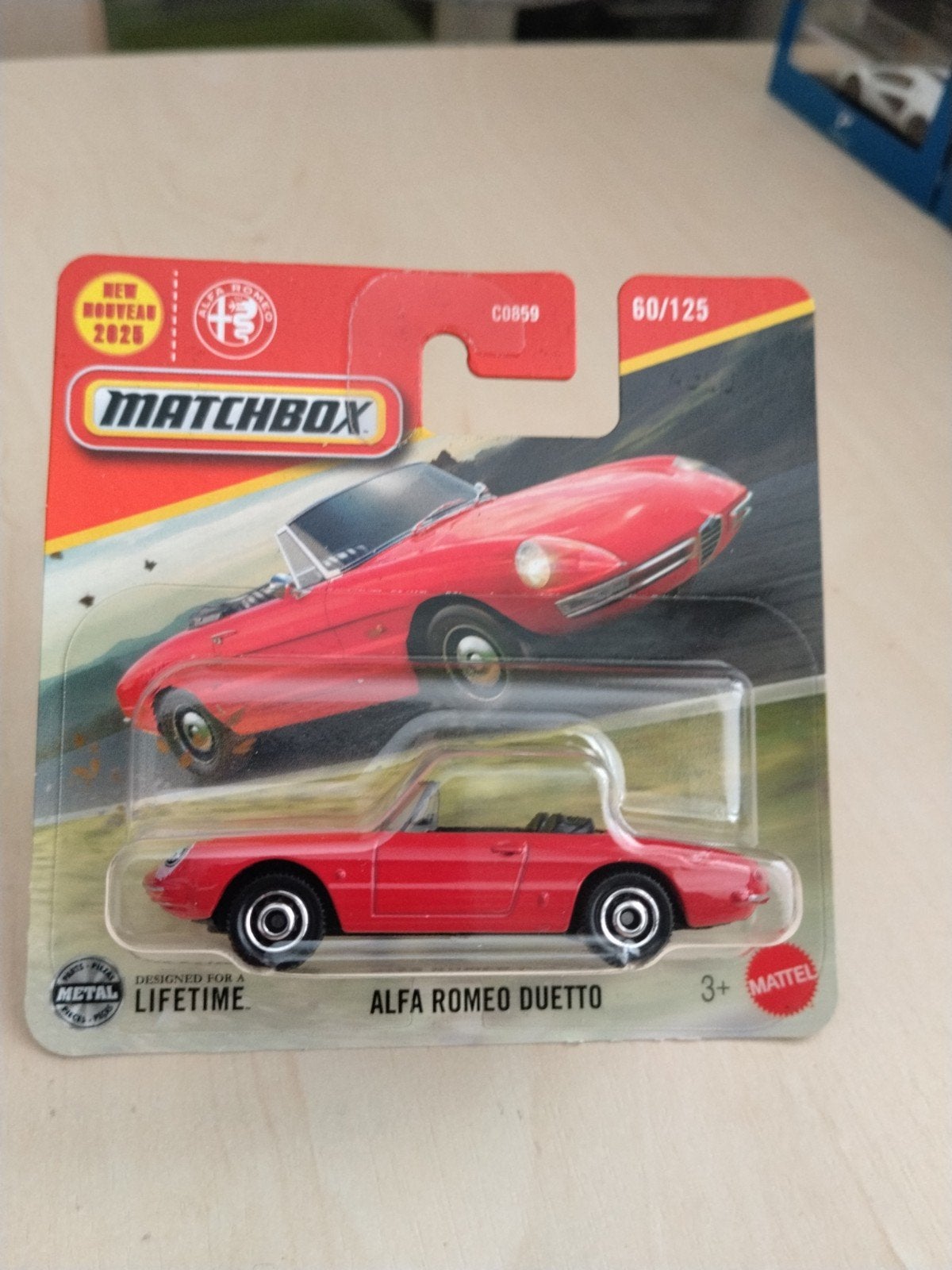 Matchbox Alfa Romeo duetto, Ophalen of Verzenden, Nieuw, Auto