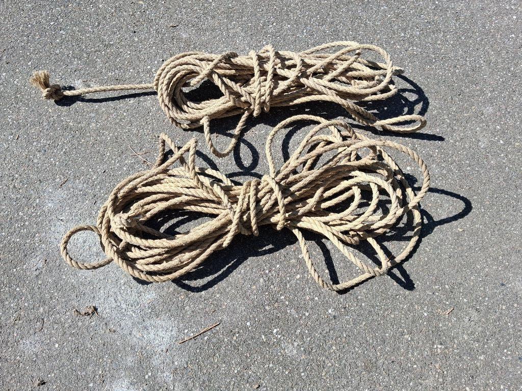2 trossen touw, Ophalen, Nieuw, Overige typen