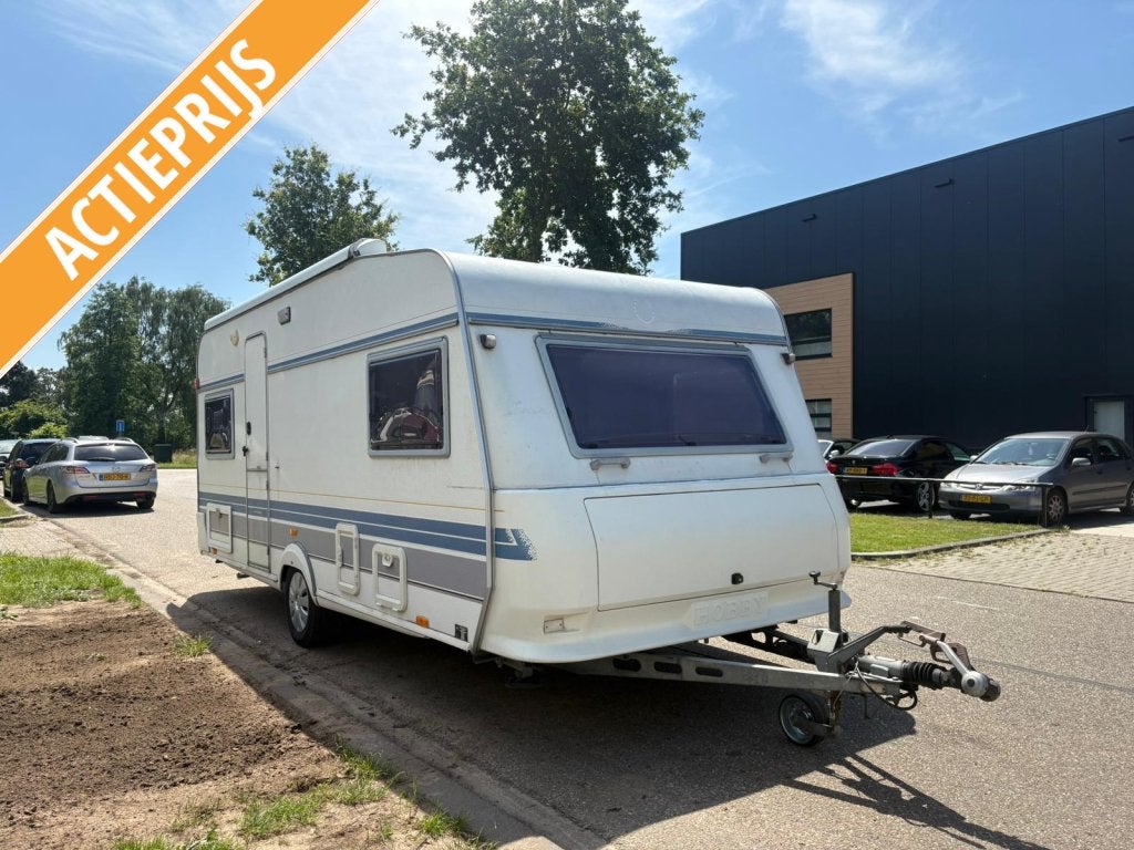 Hobby De Luxe 495 KMF, Caravans en Kamperen, Caravans, Hobby, Overige typen, Bedrijf, 5 tot 6 meter