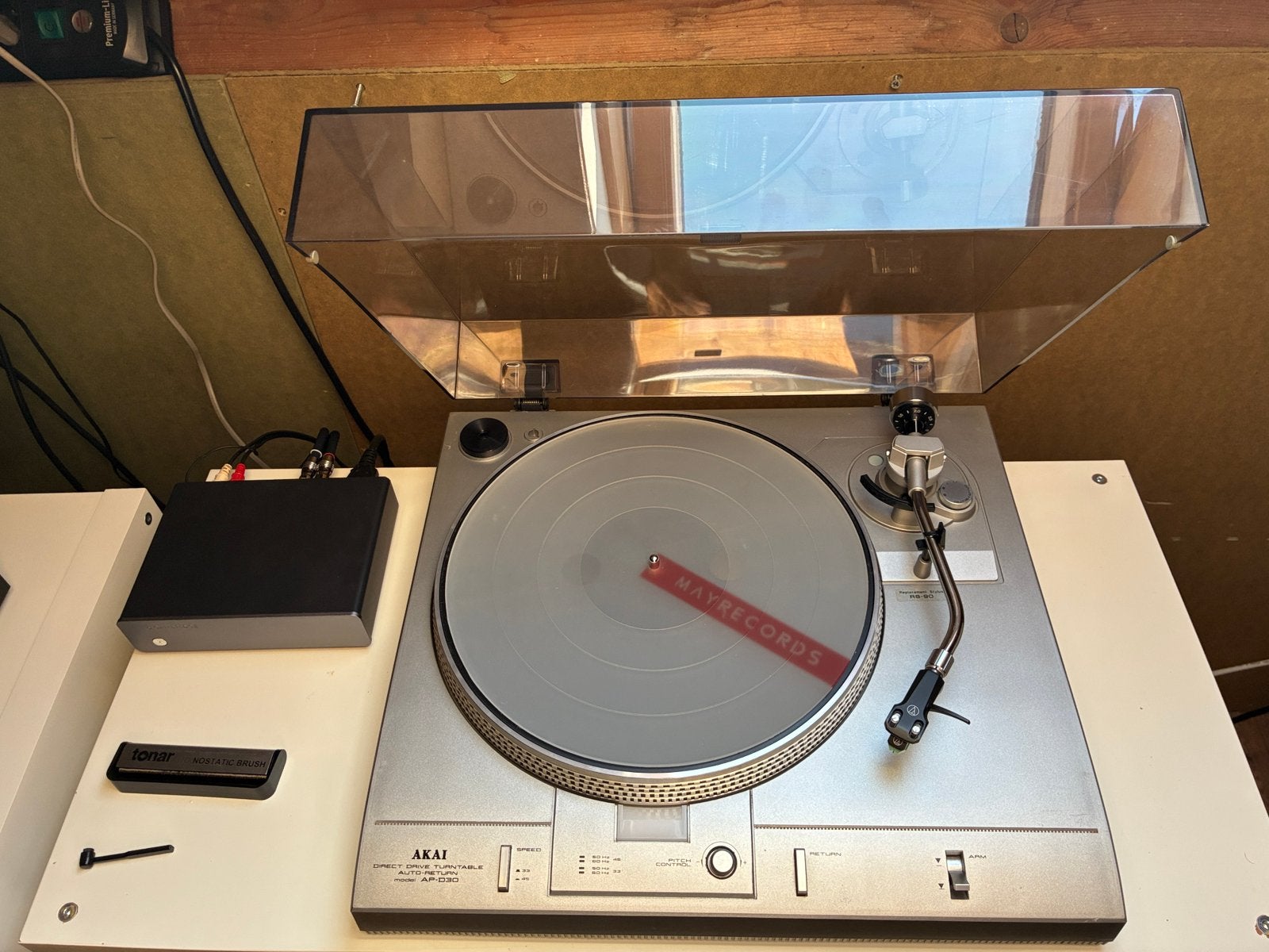 Akai platenspeler, Audio, Tv en Foto, Platenspelers, Ophalen, Zo goed als nieuw, Akai