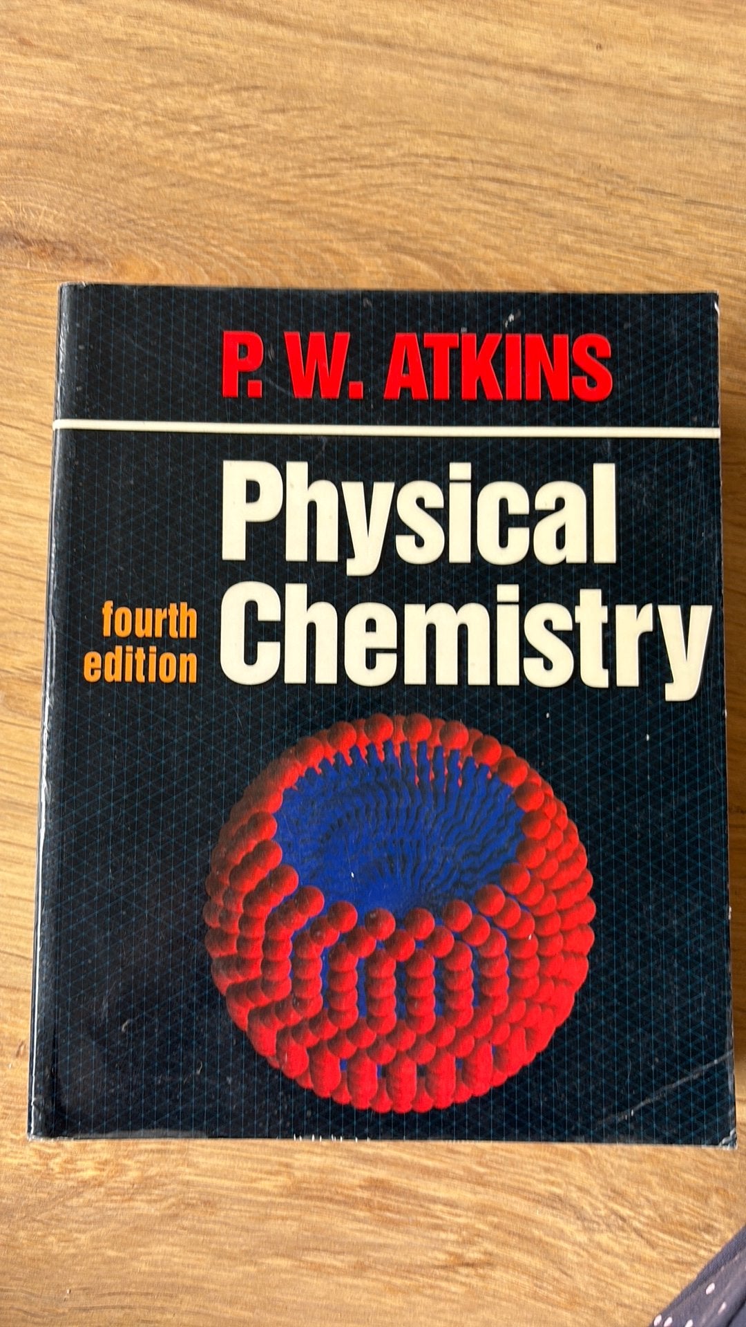 Physical Chemistry studieboek, PW Atkins, 4e editie, Ophalen of Verzenden, Beta, Gelezen, WO