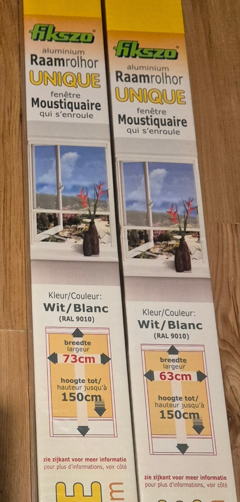 Nieuwe raamrolhor 73x150cm - Wit - Fikszo Unique, Doe-het-zelf en Verbouw, Ophalen, Nieuw, 80 tot 120 cm, 80 tot 120 cm
