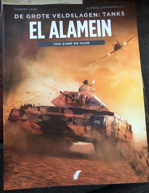 van zand en vuur el alamein tanks r1, Eén stripboek, Ophalen of Verzenden, Zo goed als nieuw