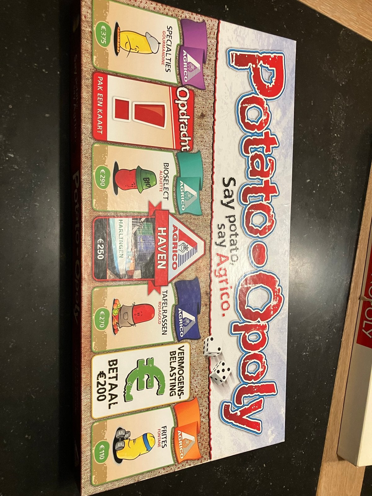 Potato-Opoly Bordspel - Say Potato, Say Agrico, Drie of vier spelers, Ophalen of Verzenden, Zo goed als nieuw
