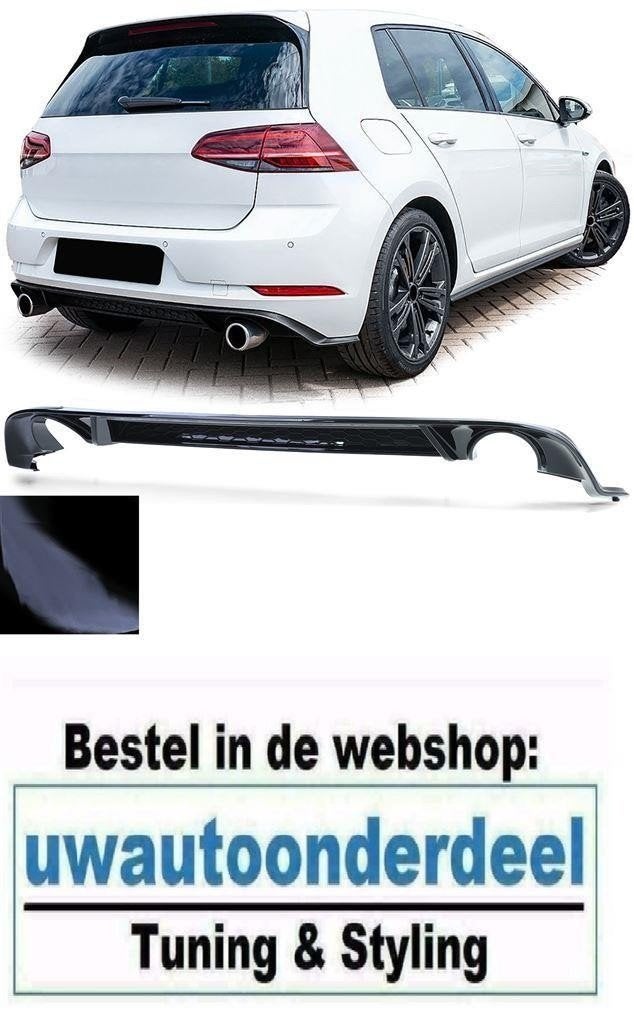 Diffuser Voor VW Golf 7 GTI Facelift Glans Zwart