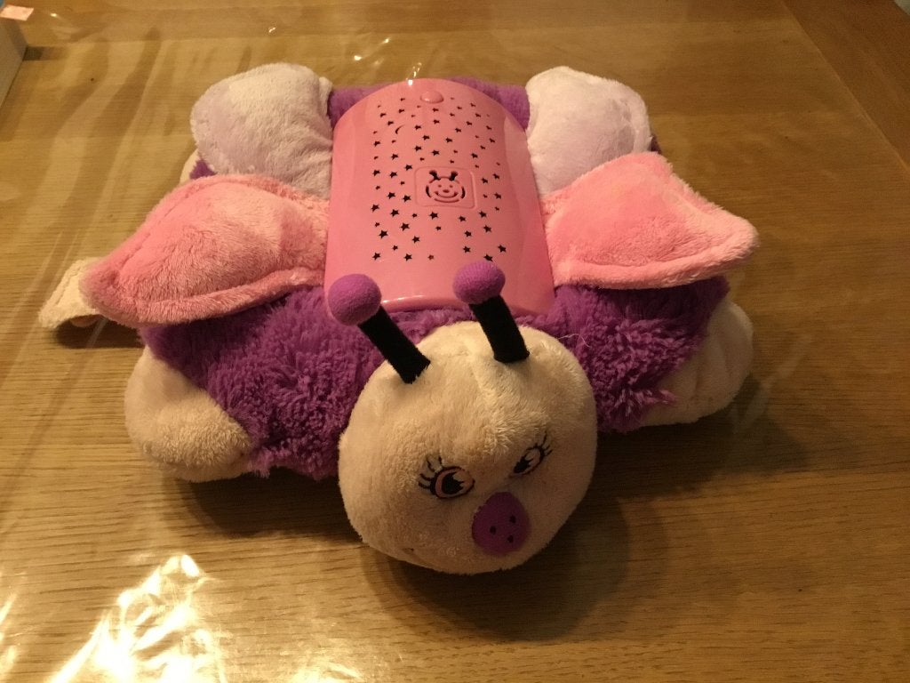 Knuffel en nachtlamp in 1, Ophalen of Verzenden, Zo goed als nieuw, Overige typen