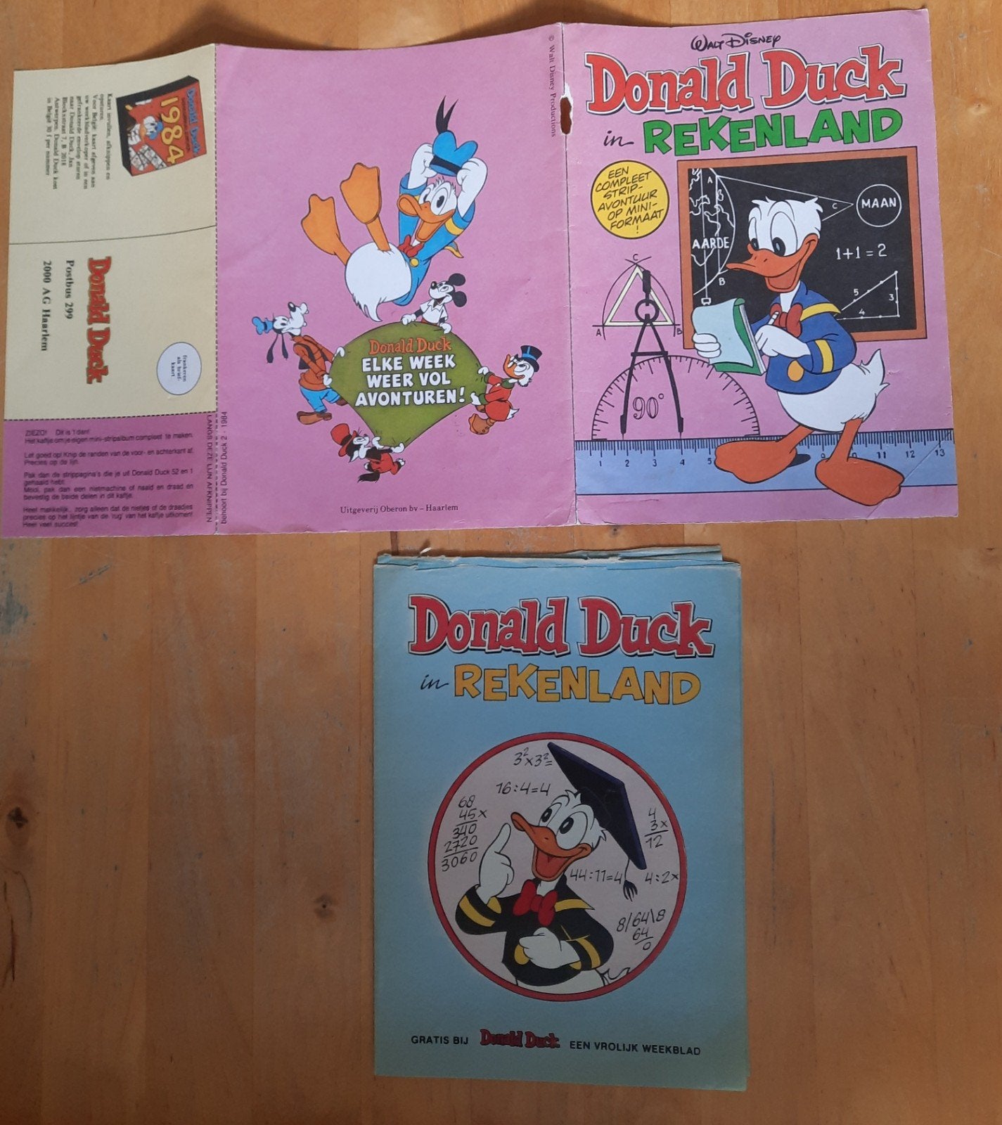 DIVERSE INCOMPLETE BIJLAGEN DONALD DUCK - Jaren 80, Ophalen of Verzenden