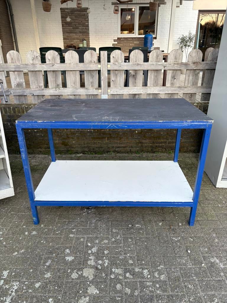 Werktafel werkbank oppottafel, Ophalen, Gebruikt