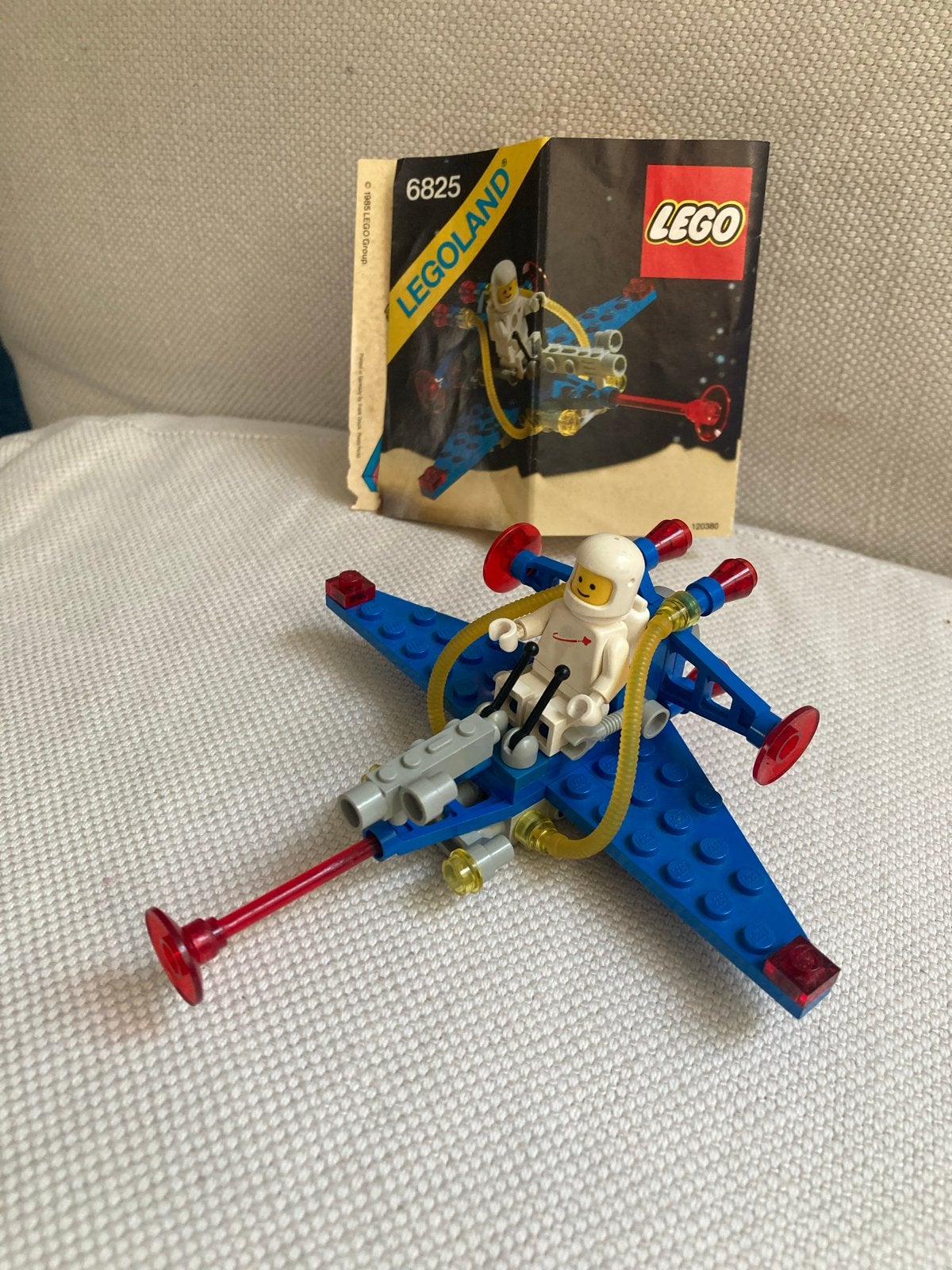 Vintage LEGO Legoland 6825 Cosmic Comet met instructieboekje, Ophalen of Verzenden, Zo goed als nieuw