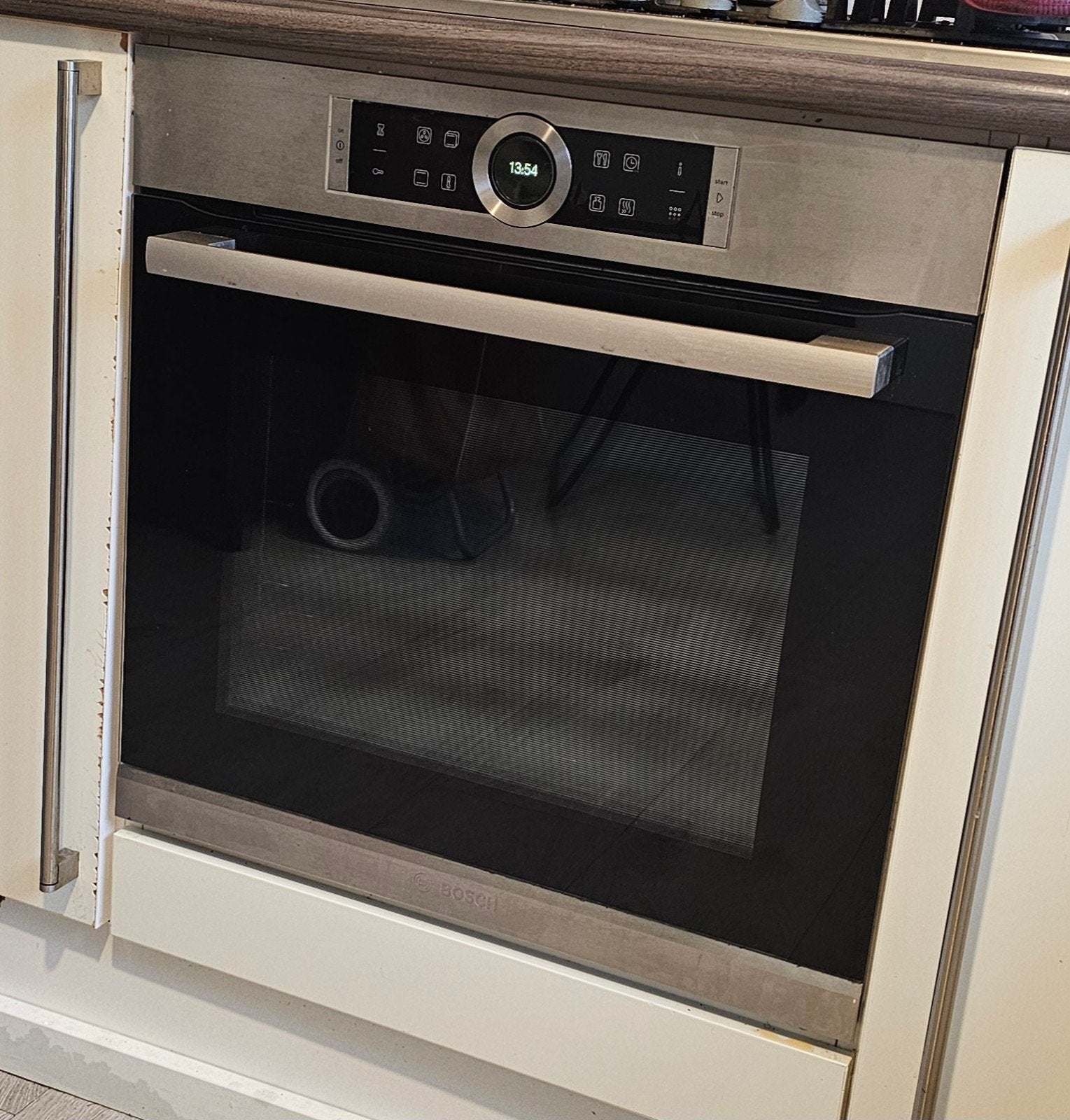 Bosch Inbouw Heteluchtoven met pyrolyse functie, Ophalen, Gebruikt, Hete lucht, Bosch
