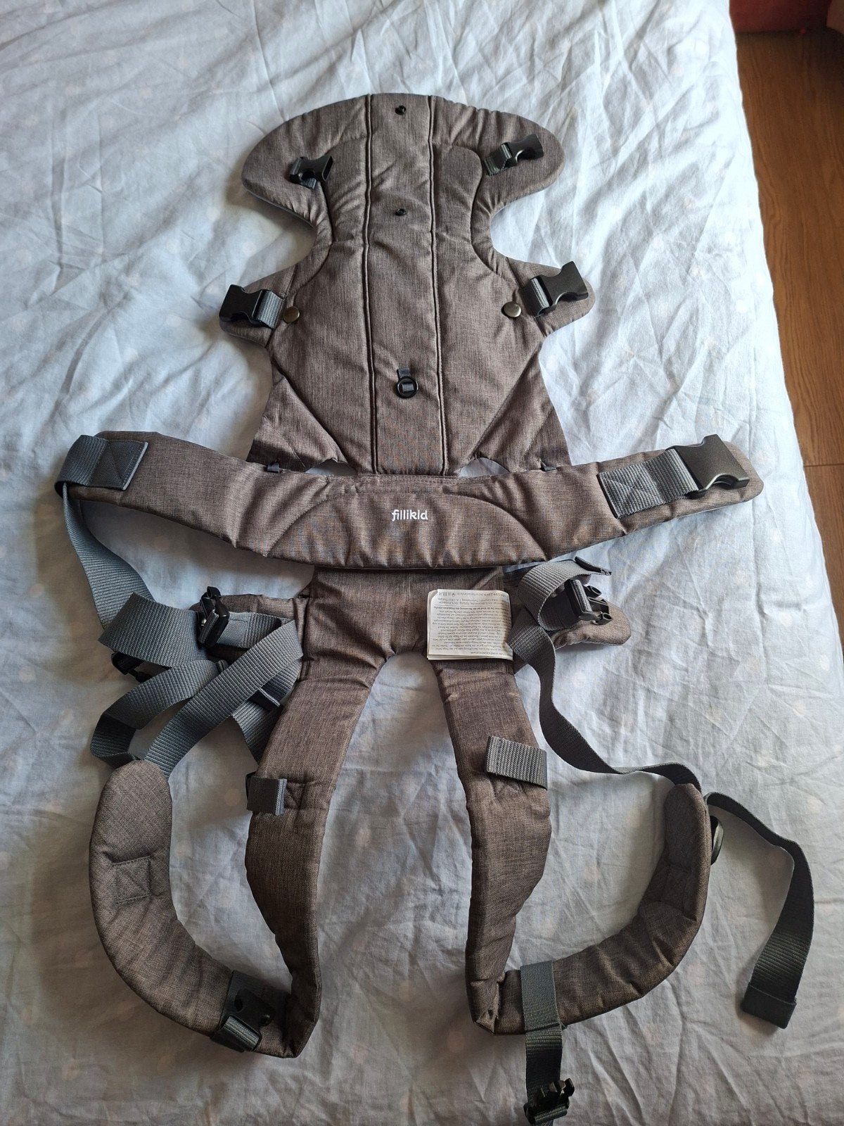 Fillikid draagzak - Ergonomisch en comfortabel, Buik of Rug, Zo goed als nieuw, Draagzak, Ophalen