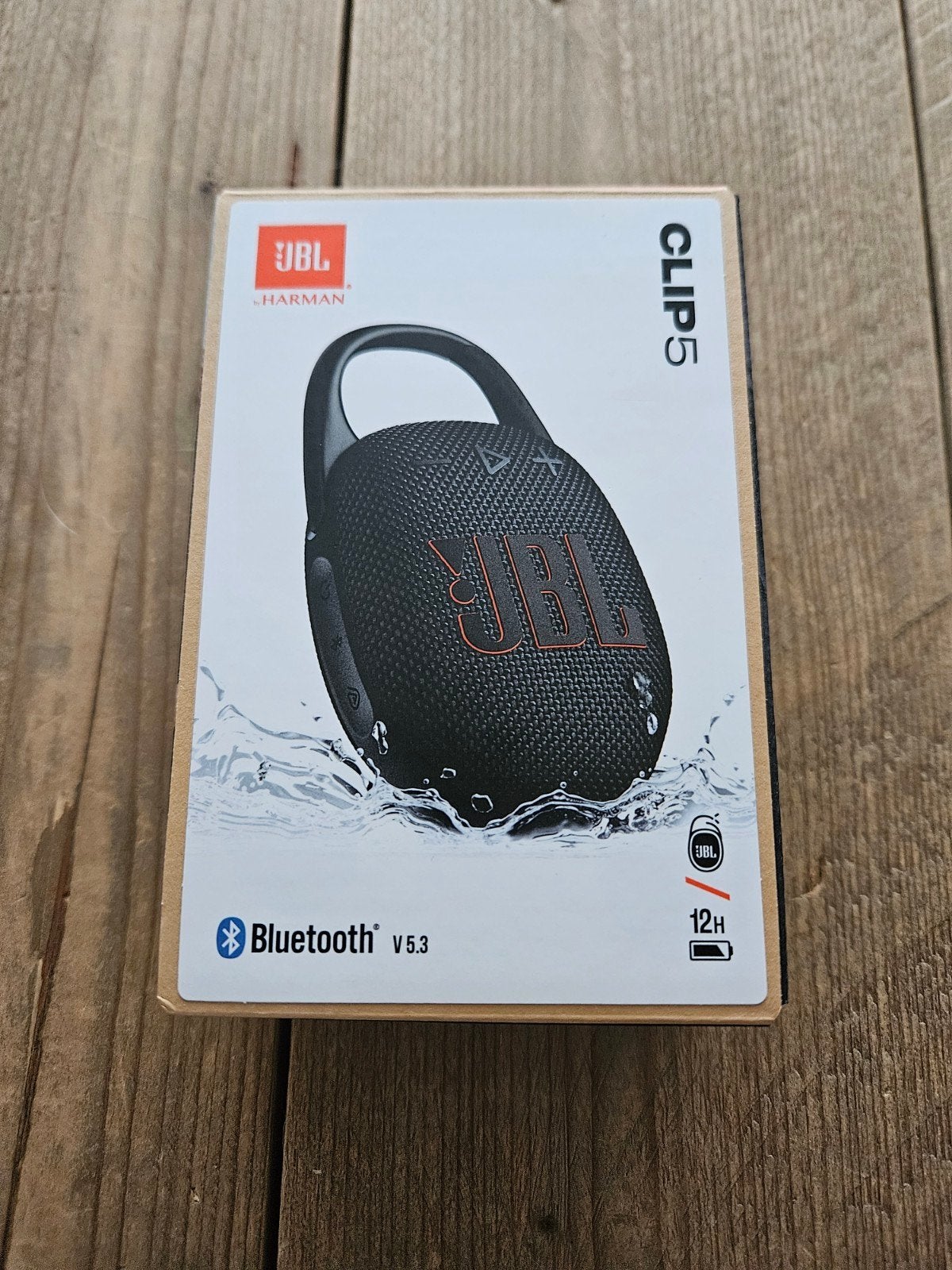 JBL Clip 5 Bluetooth speaker – Zwart – Nieuw in doos, Bluetooth, JBL, Nieuw, Ophalen of Verzenden