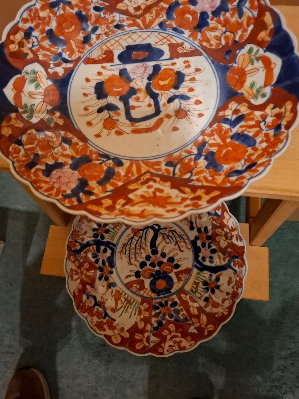 japans imari porselein, Ophalen