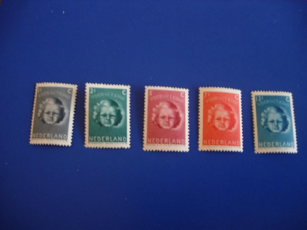 NL Nederland serie kinderzegels 1 dec. 1945, Verzenden, Na 1940, Postfris