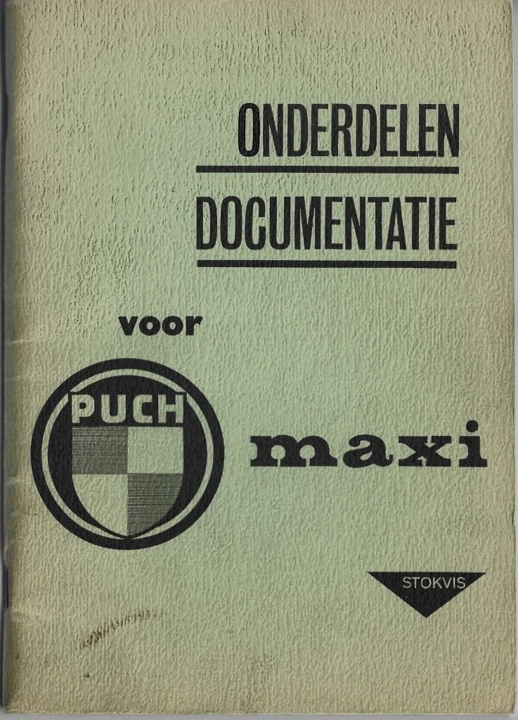 Puch Maxi onderdelenboek (6186z) bromfiets, Fietsen en Brommers, Handleidingen en Instructieboekjes, Ophalen of Verzenden, Gebruikt