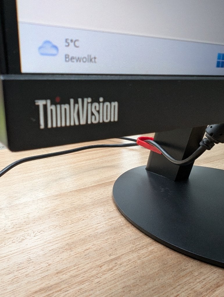 Lenovo ThinkVision T24i-10 Monitor - Zo goed als nieuw!, Computers en Software, Monitoren, HDMI, In hoogte verstelbaar, Full HD