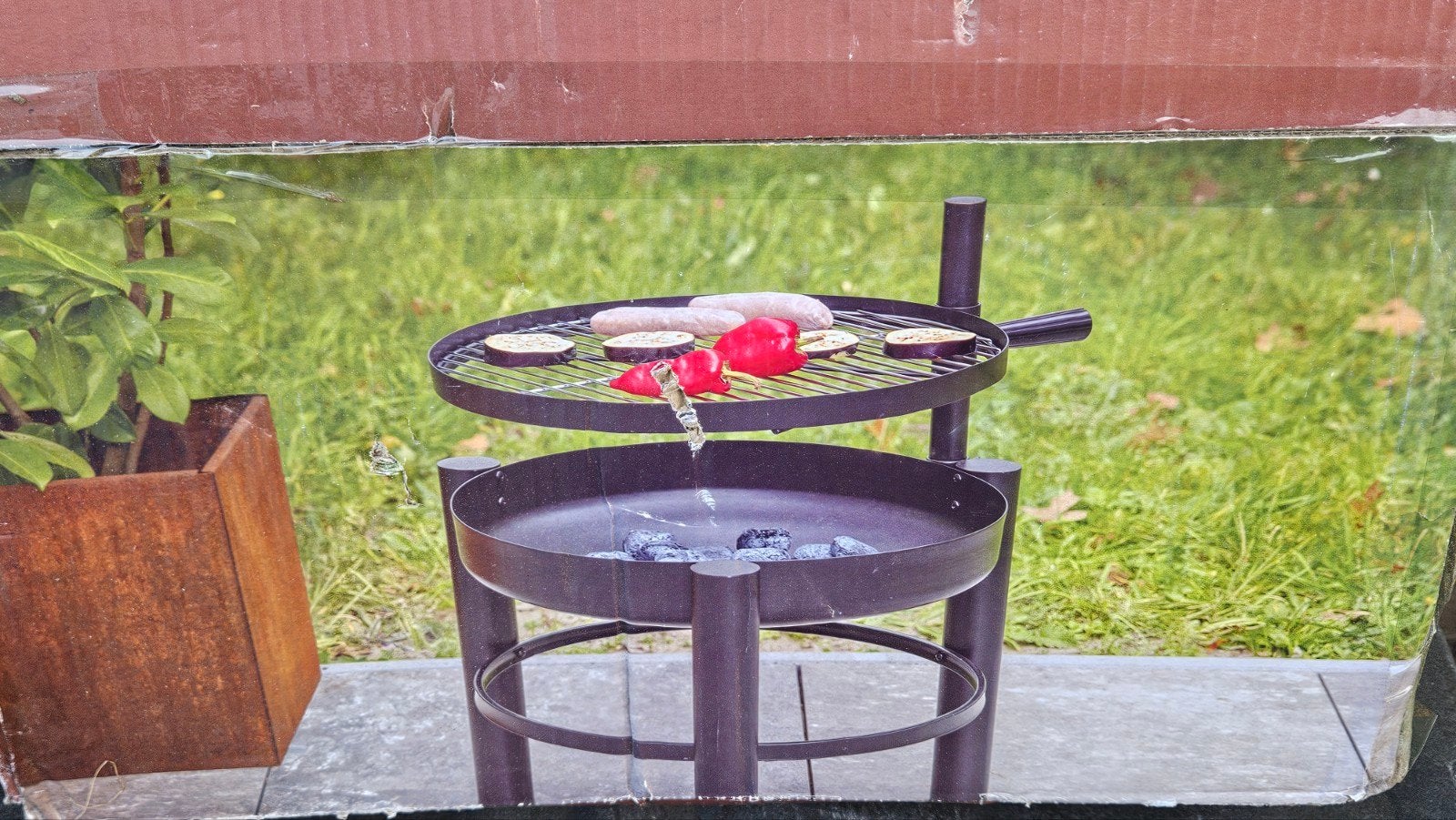 Vuurschaal  en BBQ in 1, Tuin en Terras, Ophalen of Verzenden, Nieuw