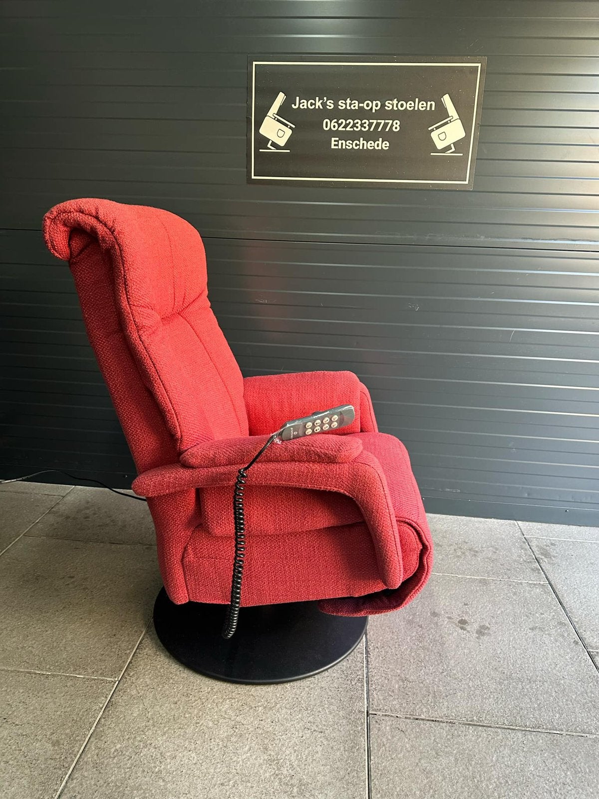 Sta op stoel merk prominent, Minder dan 75 cm, Ophalen of Verzenden, Zo goed als nieuw, Stof