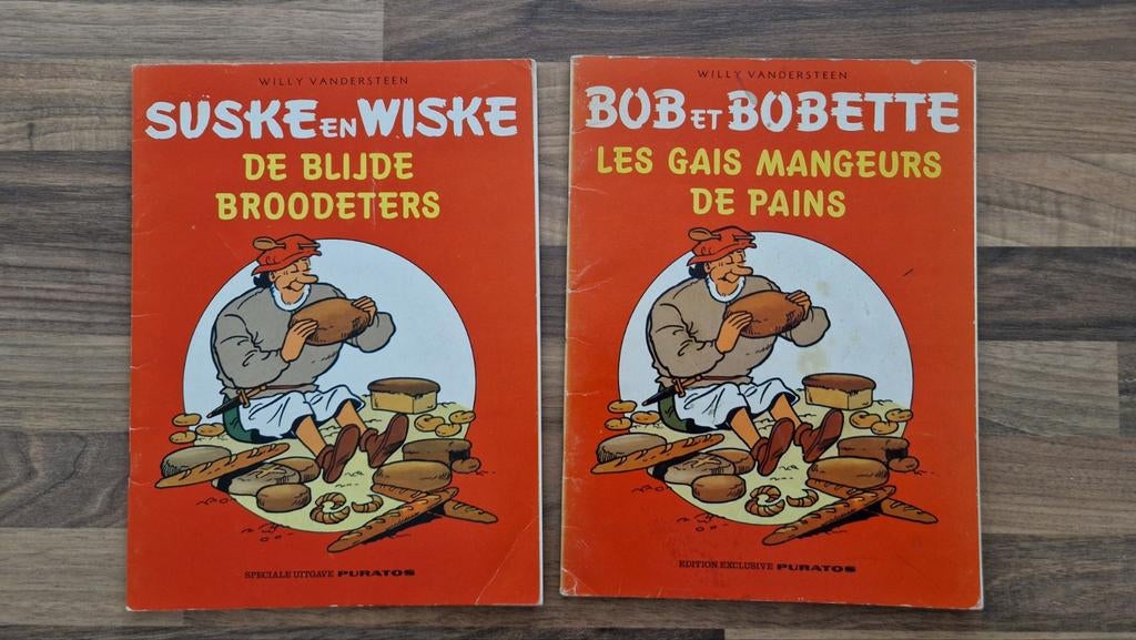 Suske en Wiske / Bob et Bobette - De Blijde Broodeters, Boeken, Meerdere stripboeken, Ophalen of Verzenden, Gelezen