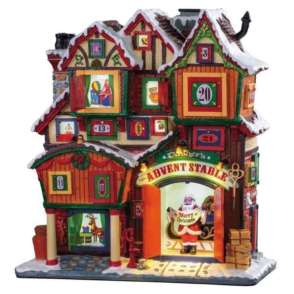 Lemax dasher's advent stable general, Diversen, Ophalen, Zo goed als nieuw