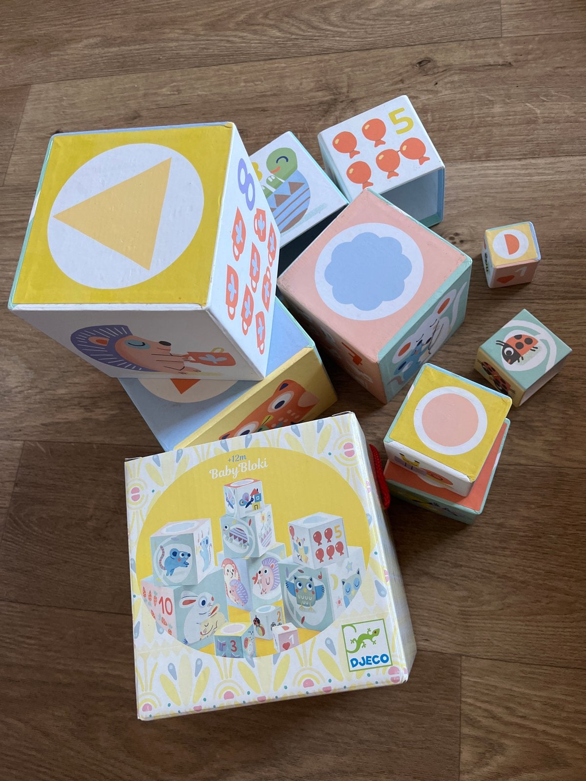 Djeco BabyBloki stapelblokken - Educatief speelgoed, Ophalen, Zo goed als nieuw, Overige typen