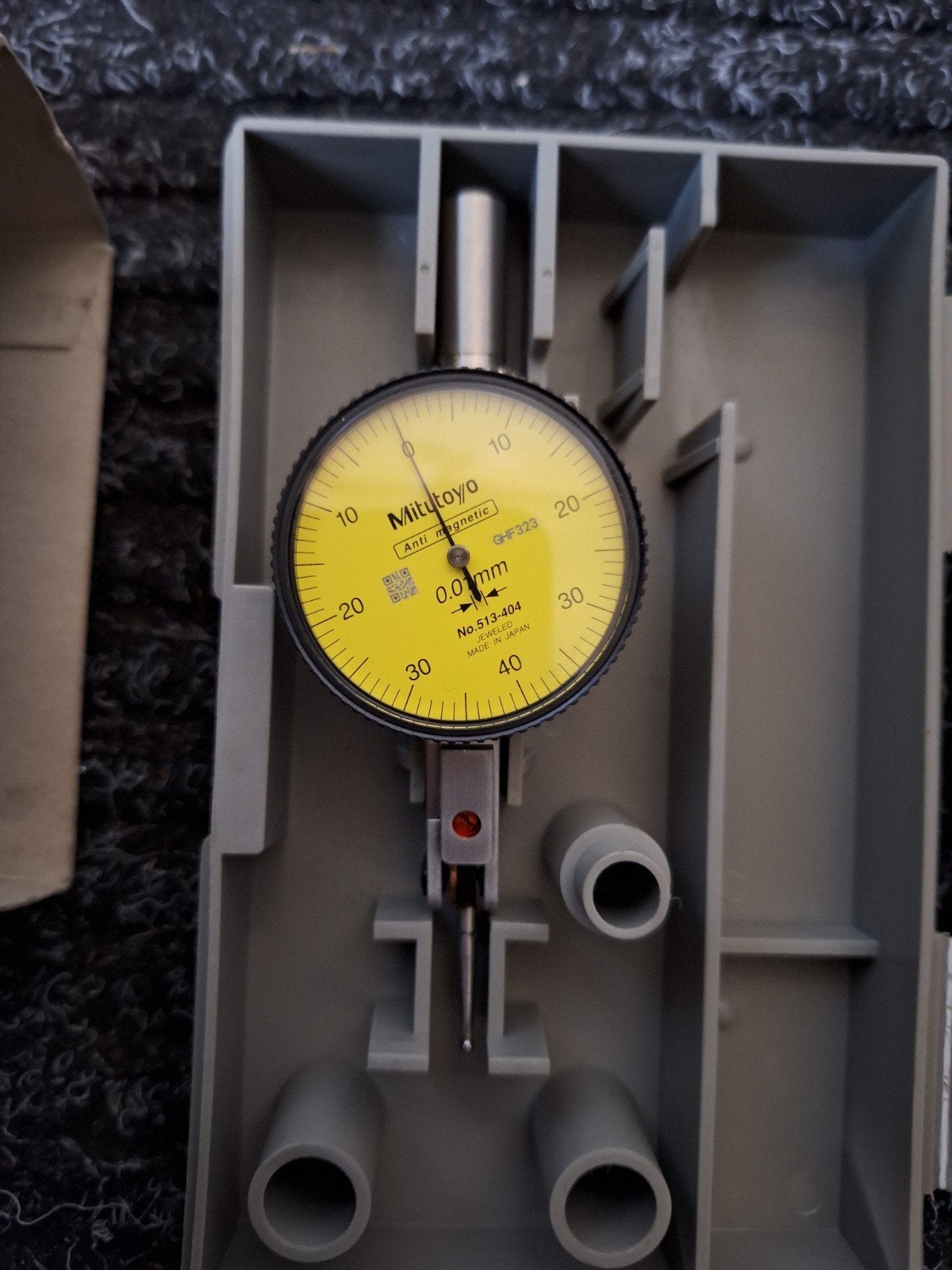 Mitutoyo Dial Indicator 0.01mm - Nauwkeurige Meetklok, Doe-het-zelf en Verbouw, Ophalen of Verzenden, Gebruikt