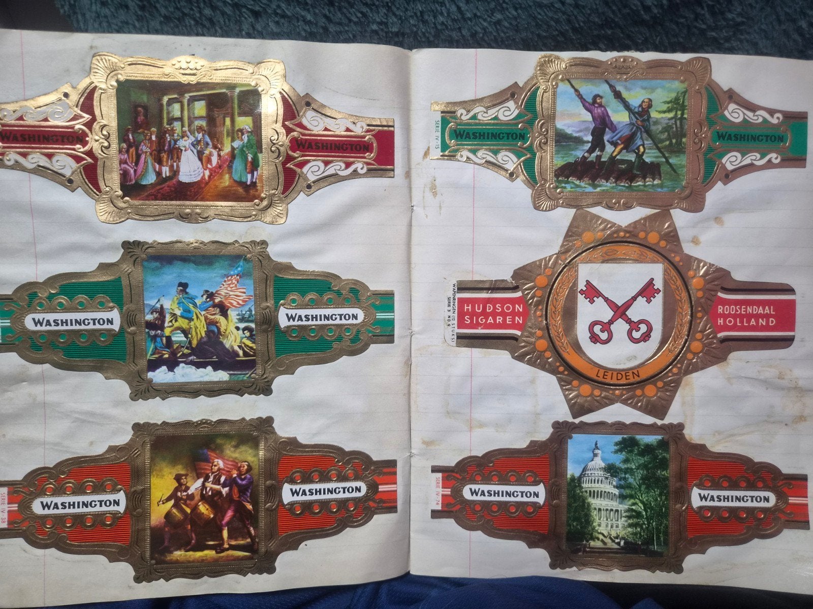 Unieke verzameling sigarenbandjes in album, Verzamelen, Ophalen of Verzenden