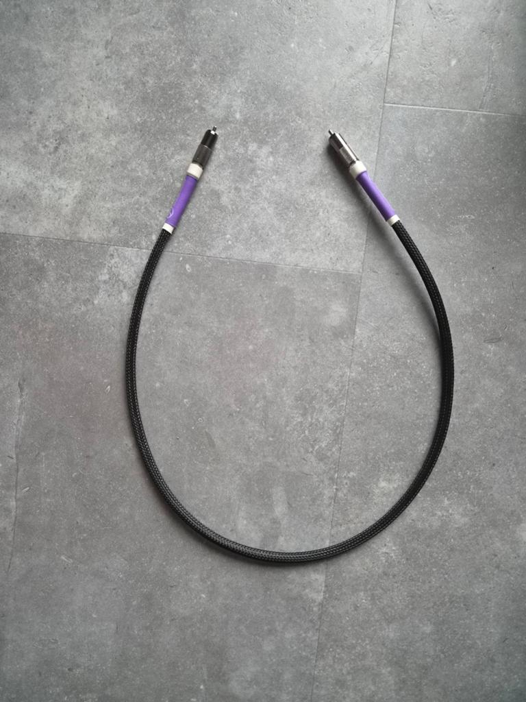 Tubulus Argentus V3 Digitale RCA kabel, Audio, Tv en Foto, Audiokabels en Televisiekabels, Ophalen of Verzenden, Zo goed als nieuw